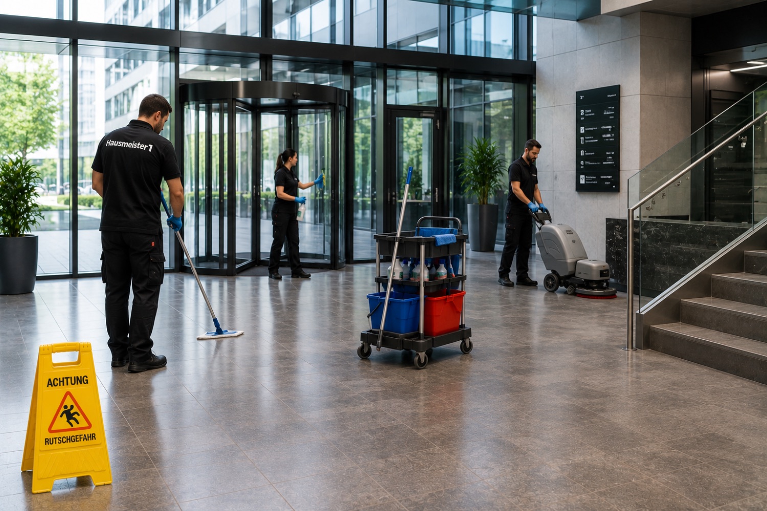 Treppenhausreinigung in Leipzig